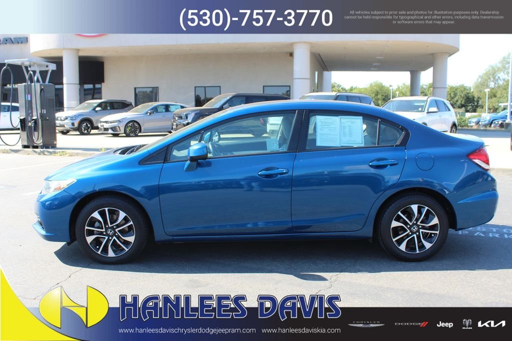 Used 2013 Honda Civic EX-L with VIN 2HGFB2F95DH524186 for sale in Davis, CA