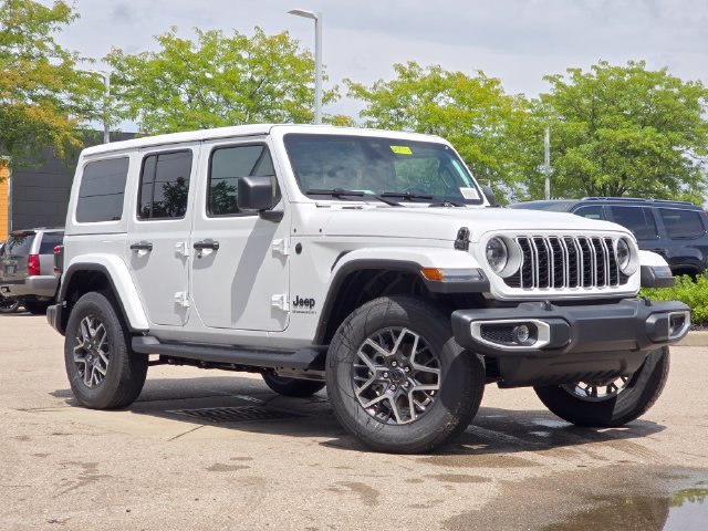 New 2026 Bright White Clear-Coat Exterior Paint Jeep Sahara image 2