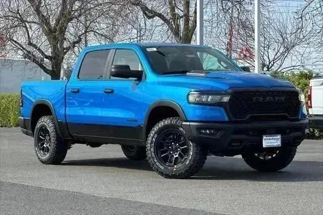New 2026 Hydro Blue Pearl-Coat Exterior Paint RAM REBEL image 2