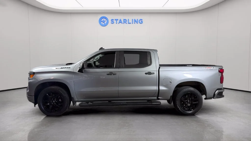 Certified Used 2023 STERLING GRAY METALLIC Chevrolet Custom image 3