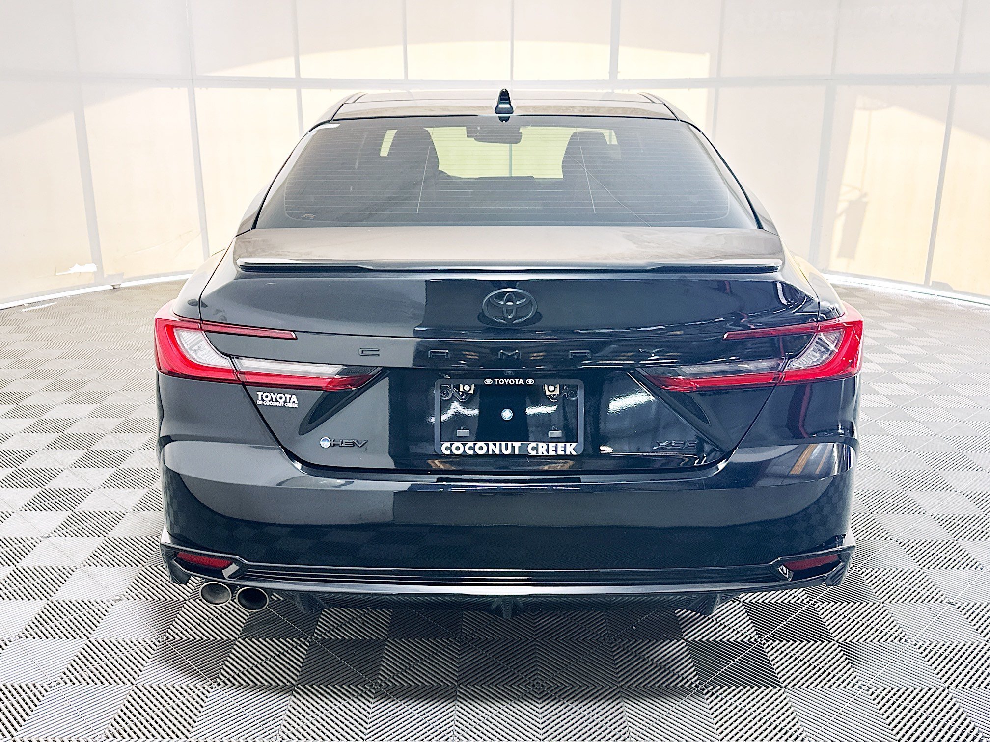 Certified Used 2025 Midnight Black Metallic Toyota XSE image 4