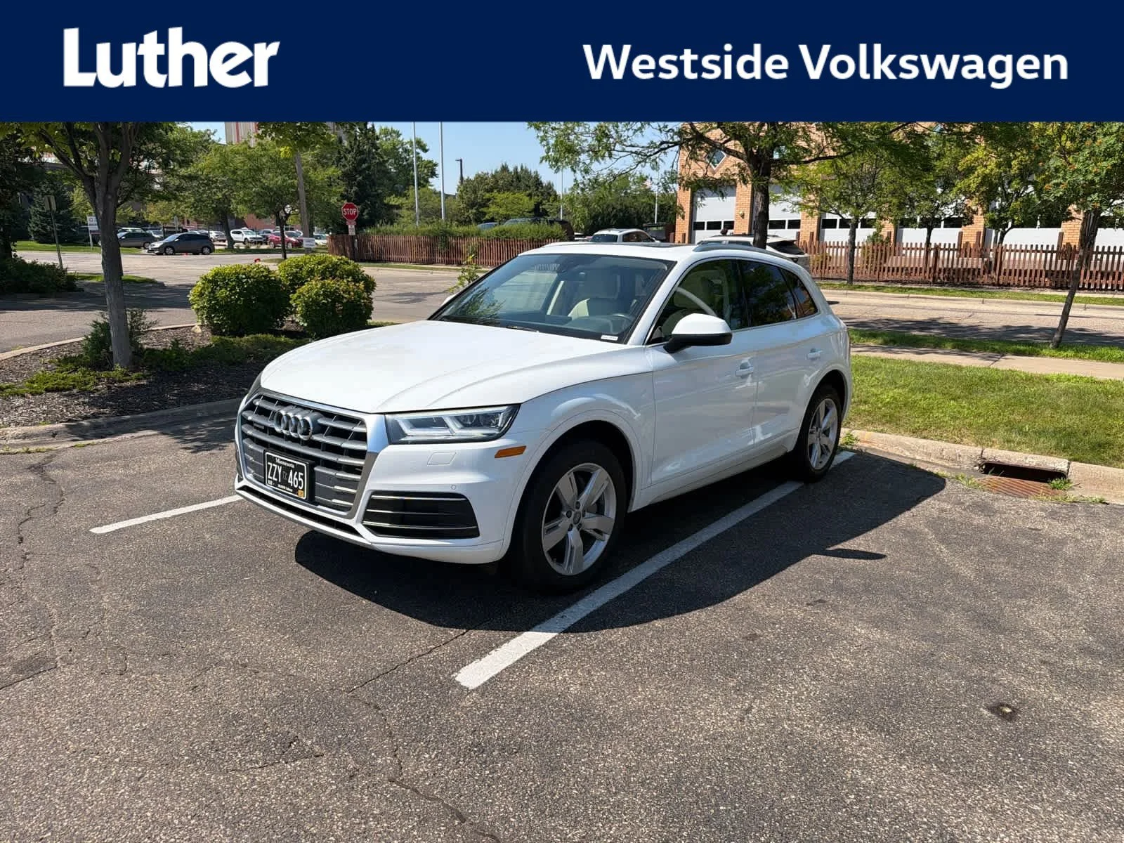 Used 2019 Ibis White Audi Premium Plus image 1
