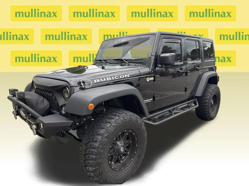 Used 2015 Black Jeep Unlimited Rubicon image 3