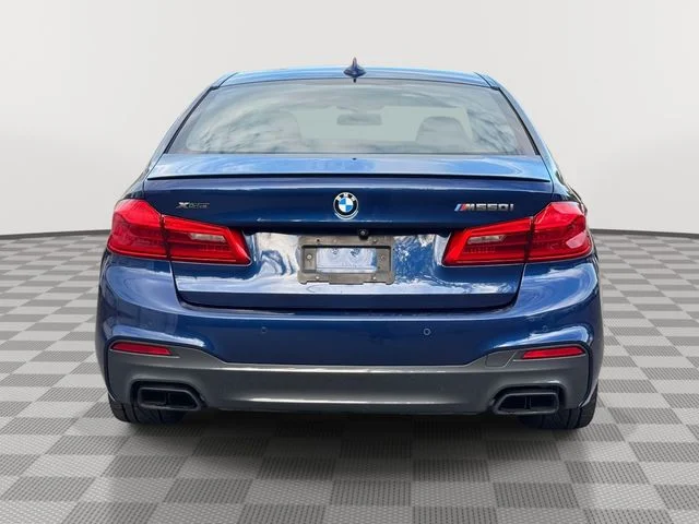 Used 2019 Blue BMW M550i xDrive image 7