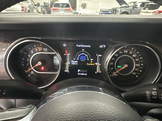 Certified Used 2021 Red Jeep Unlimited Sahara Altitude image 14