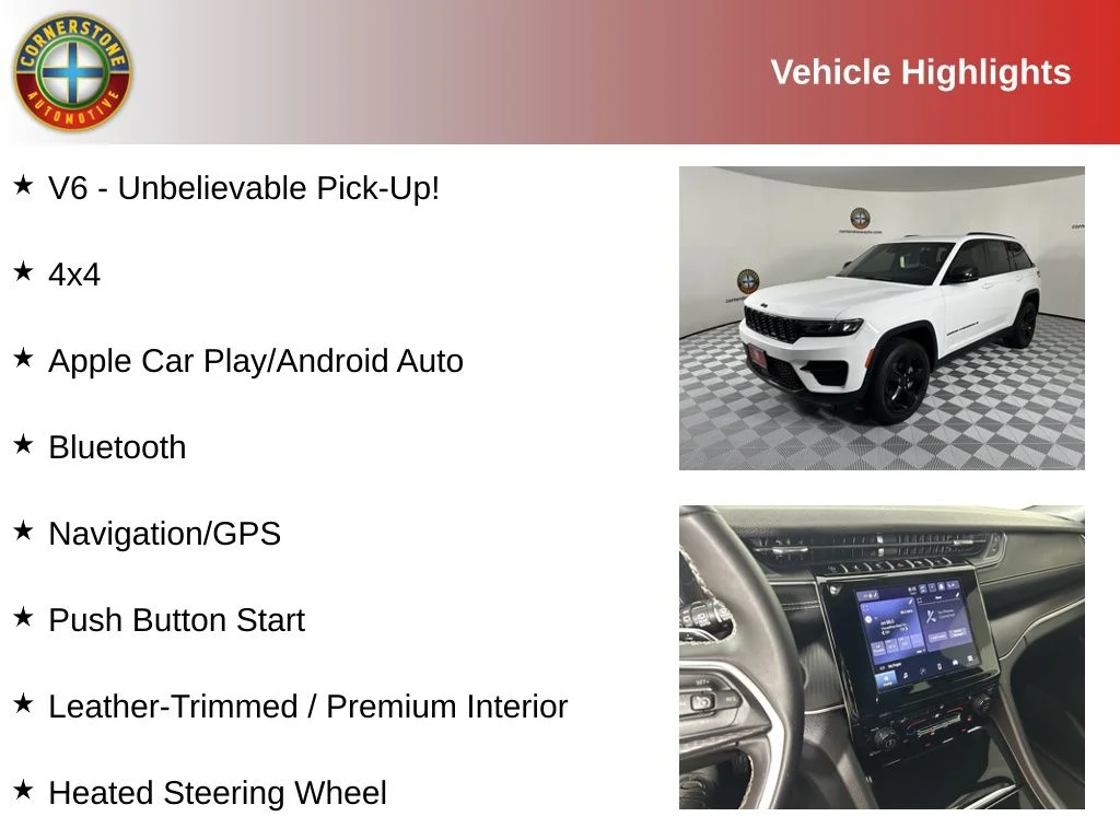 Used 2024 Jeep Grand Cherokee Altitude with VIN 1C4RJHAG2R8930821 for sale in Elk River, Minnesota