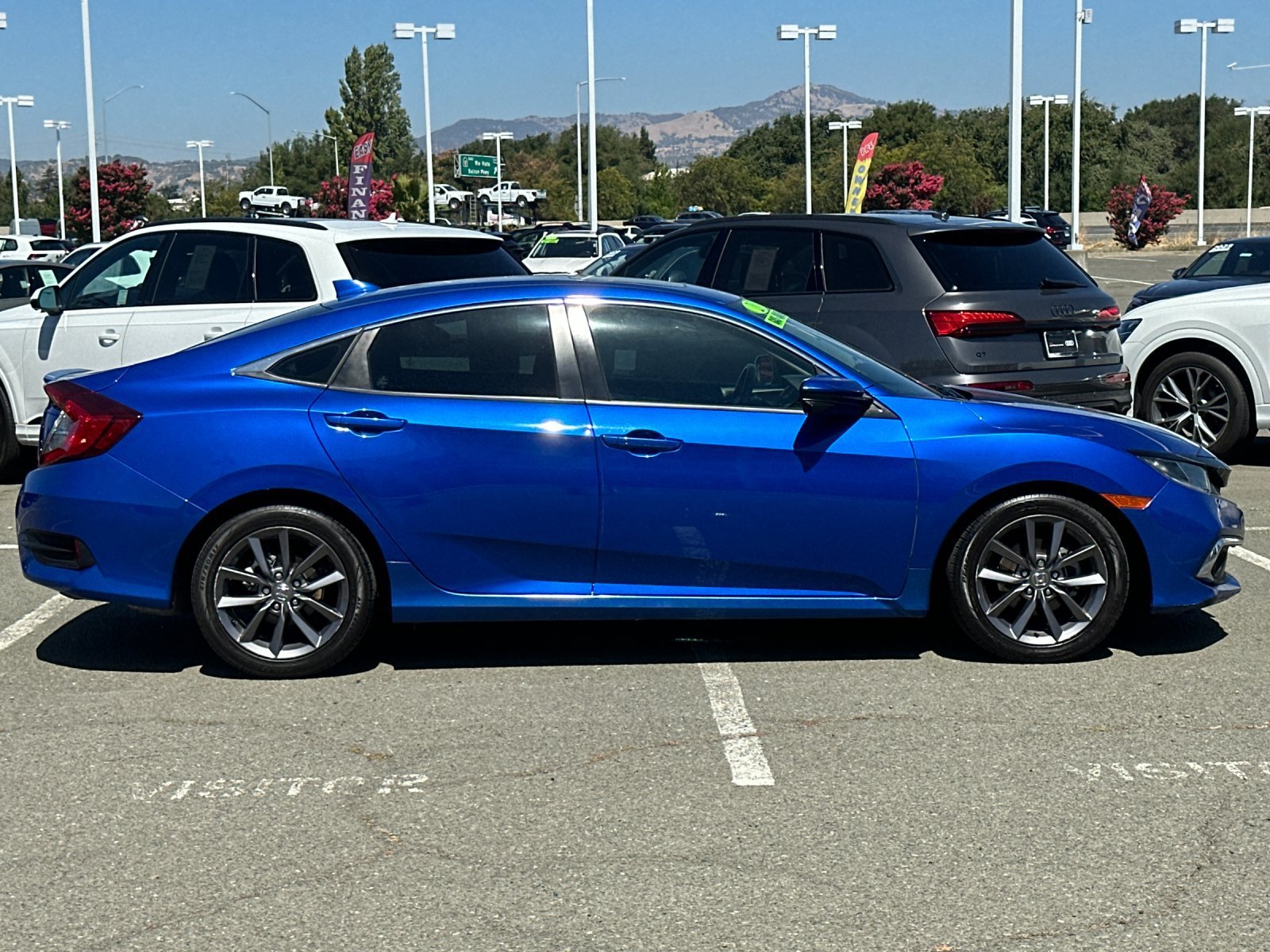 Used 2021 Aegean Blue Metallic Honda EX image 6