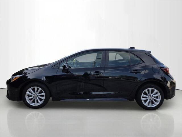 Used 2025 Midnight Black Metallic Toyota SE image 2