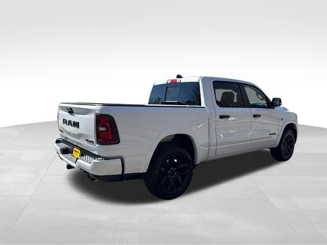 New 2026 Bright White Clear-Coat Exterior Paint RAM Laramie image 7
