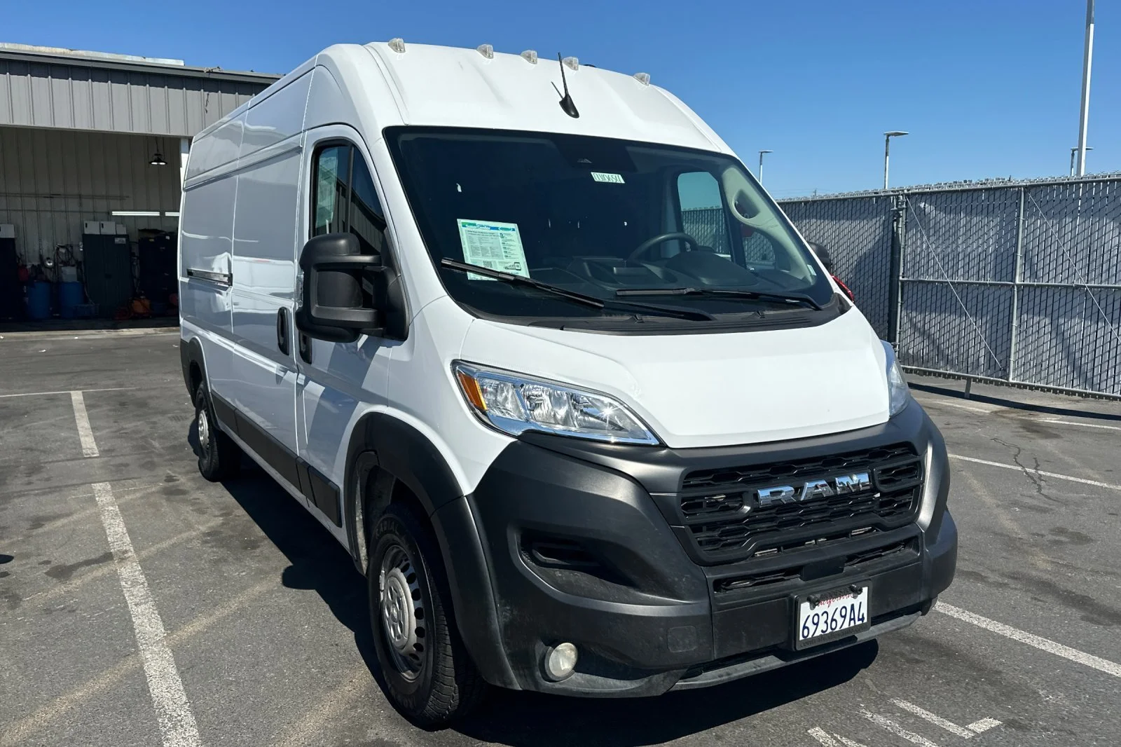 Used 2025 Bright White Clearcoat Ram Tradesman image 2