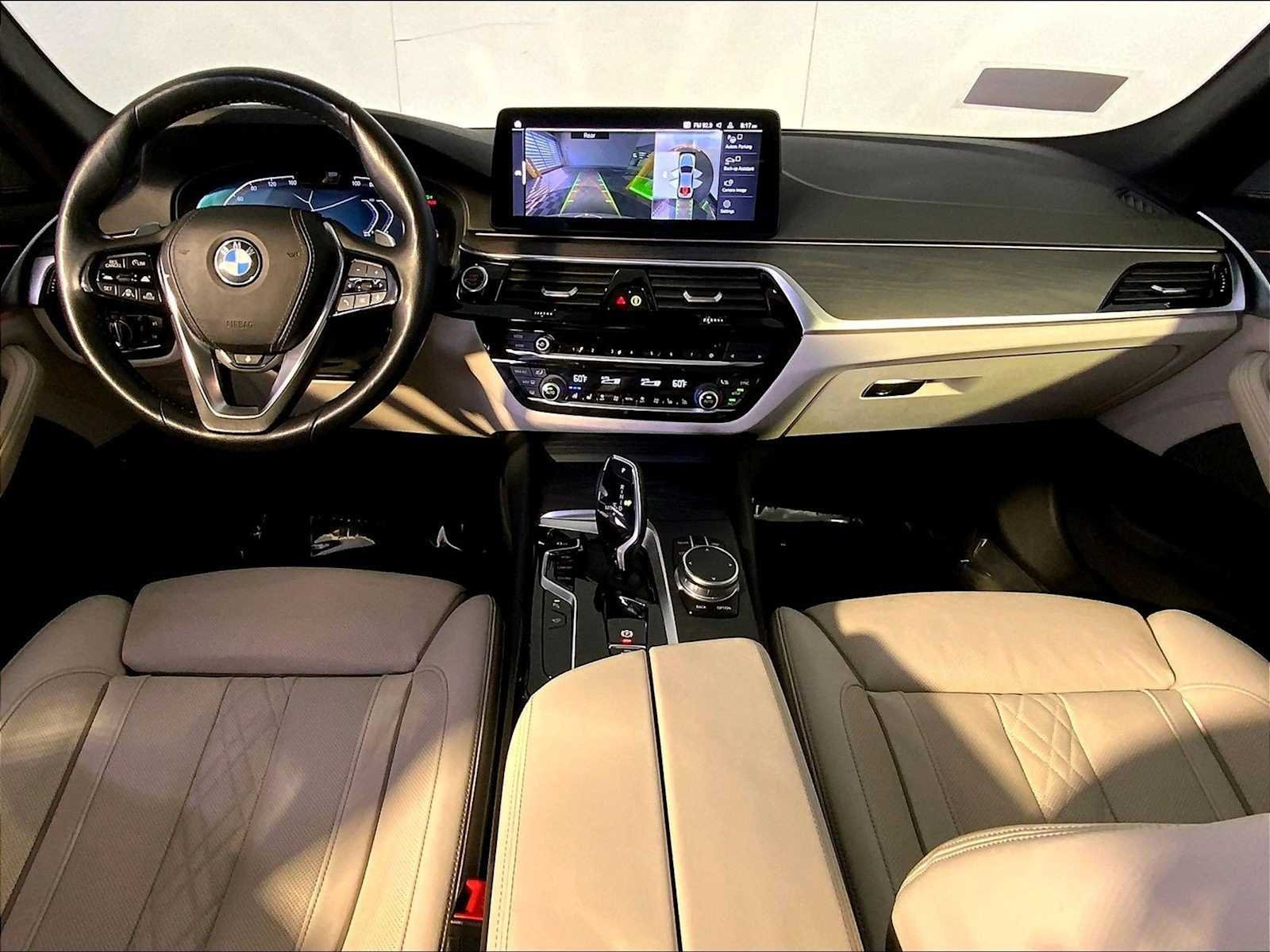 Used 2021 Bernina Grey Amber Effect Metallic BMW 540i xDrive image 14