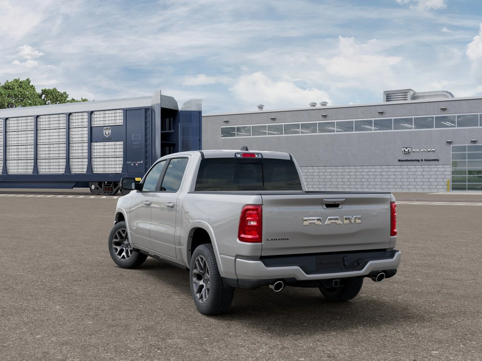 New 2026 Silver Zynith Exterior Paint RAM LARAMIE image 3