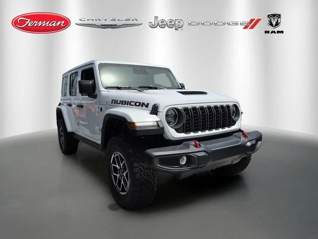New 2026 Bright White Clear-Coat Exterior Paint Jeep Rubicon image 1