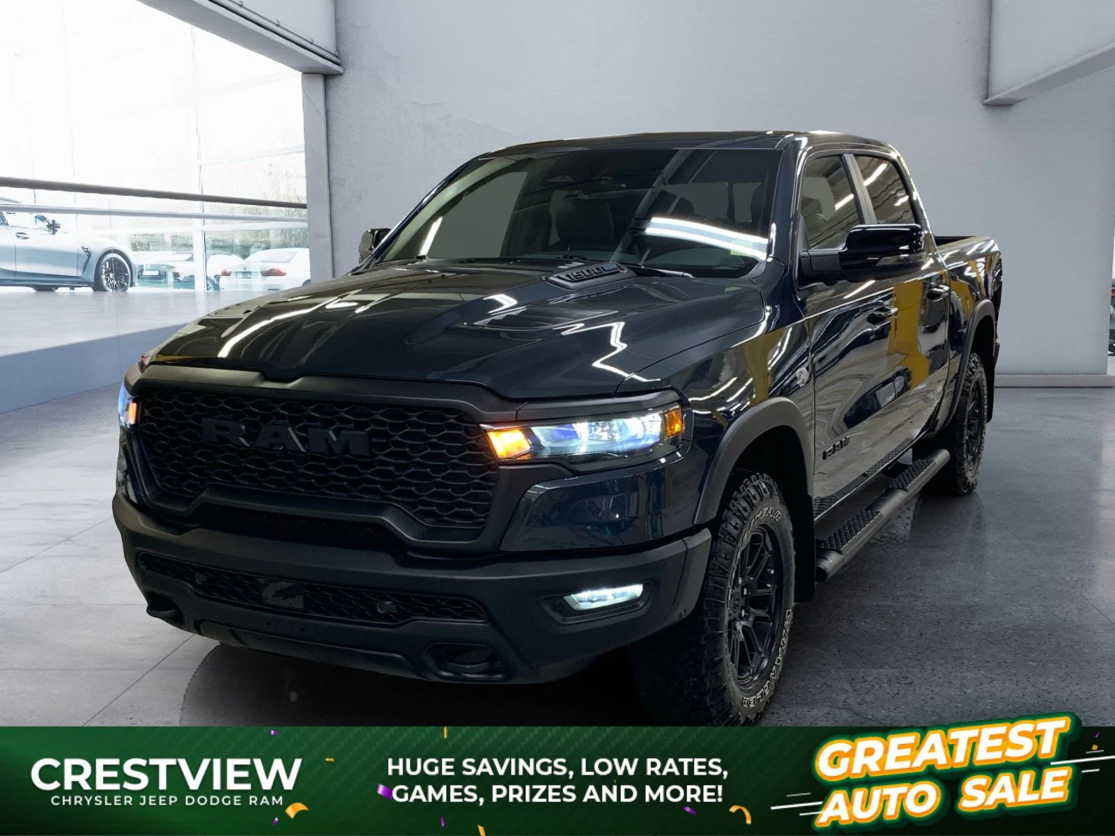 New 2026 FORGED BLUE METALLIC Ram Rebel image 1