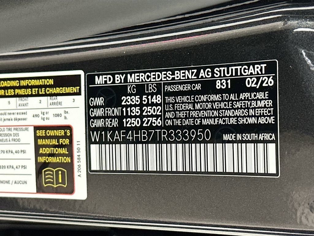 New 2026 Graphite Grey Metallic Mercedes-Benz C 300 image 66