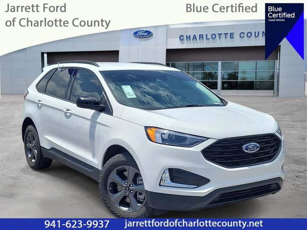 Certified Used 2023 White Ford SEL image 1