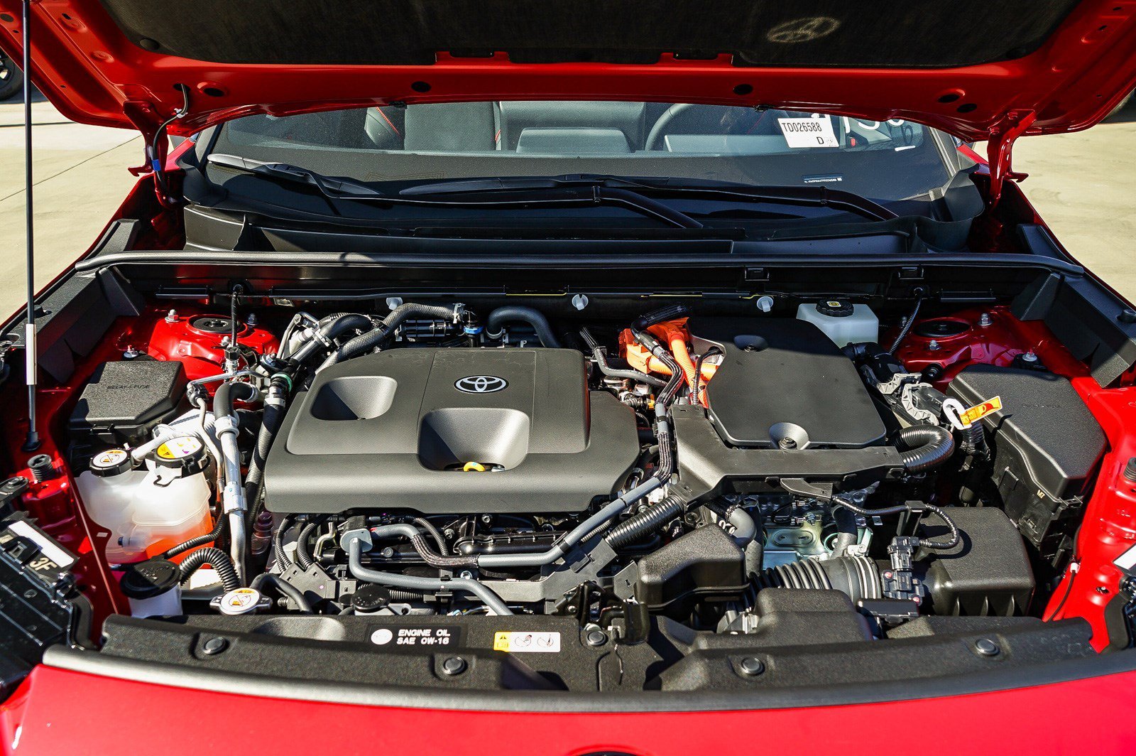 New 2026 Supersonic Red with Midnight Black Metallic roof Toyota GR SPORT image 13