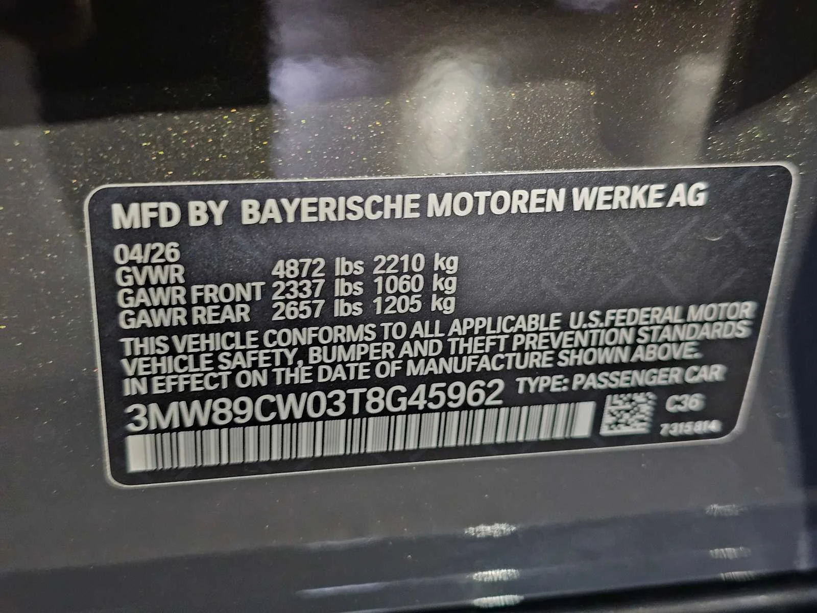 New 2026 Dravit Grey Metallic BMW 330i NA xDrive image 36