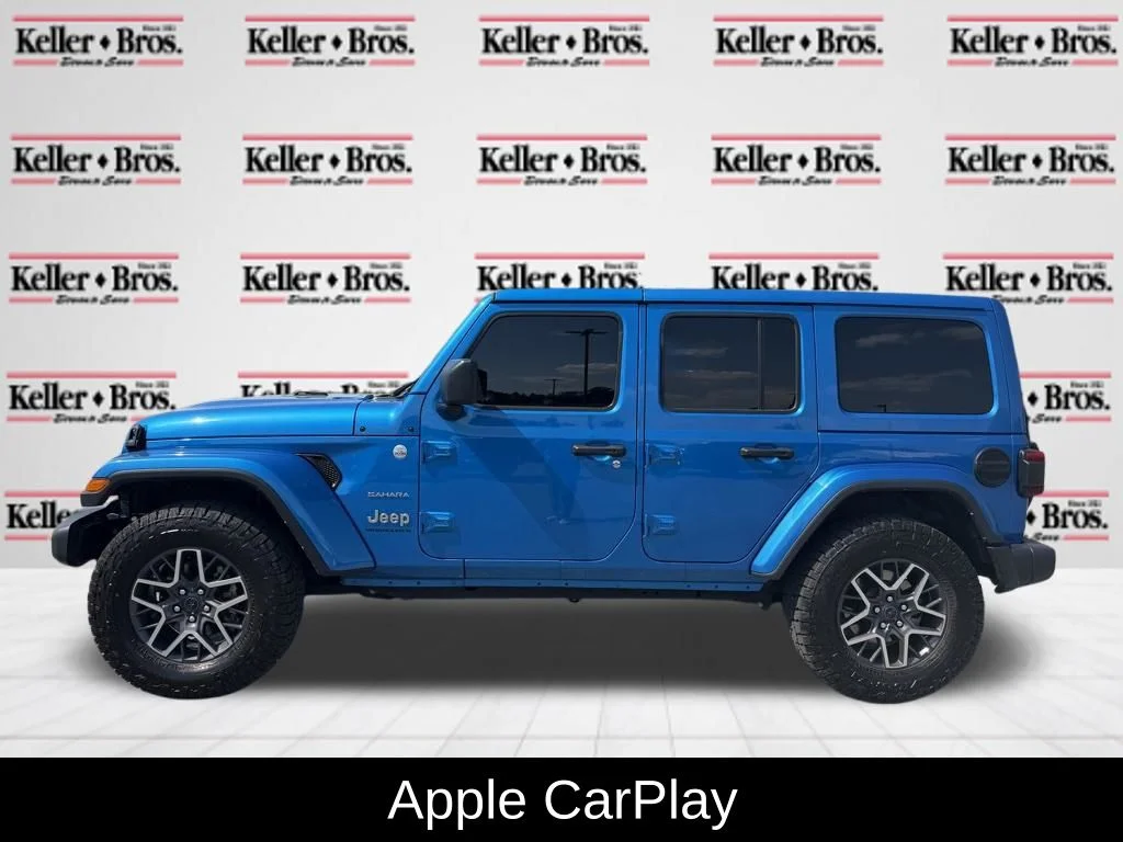 Used 2024 Blue Jeep Sahara image 4