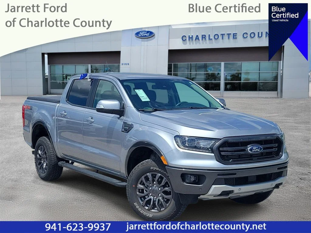 Certified Used 2022 Silver Ford Lariat image 1