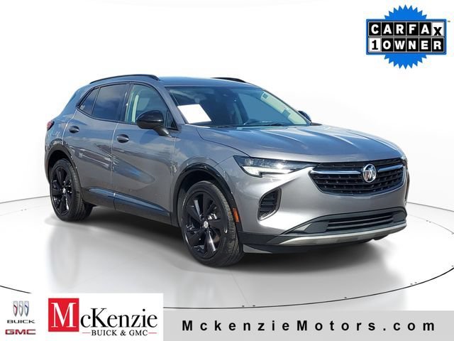 Used 2021 SATIN STEEL METALLIC Buick Preferred image 1