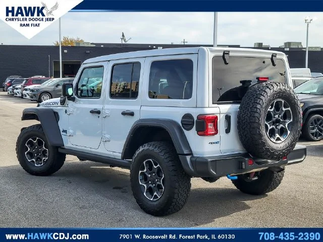 Used 2023 White Jeep Rubicon 4xe image 7