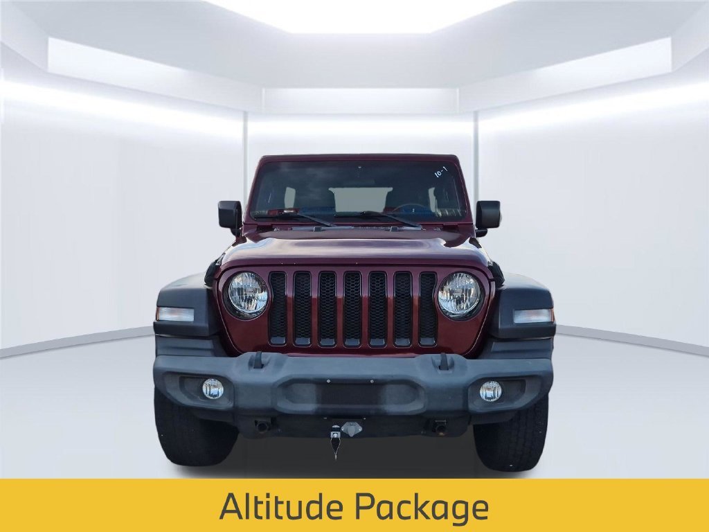 Used 2021 Red Jeep Unlimited Sport Altitude image 6