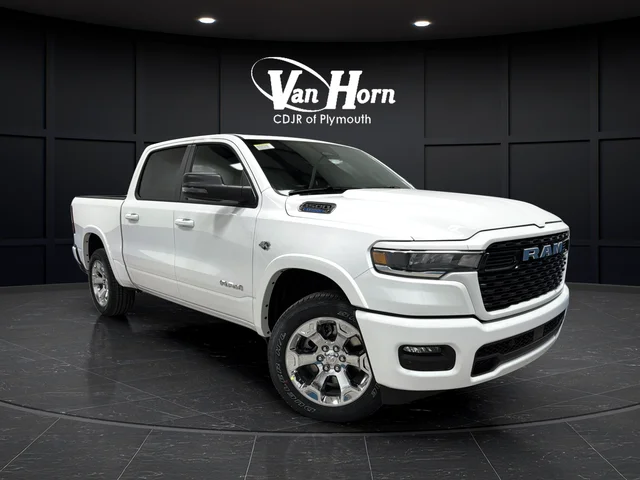 New 2026 Bright White Clear-Coat Exterior Paint RAM Big Horn/Lone Star image 1