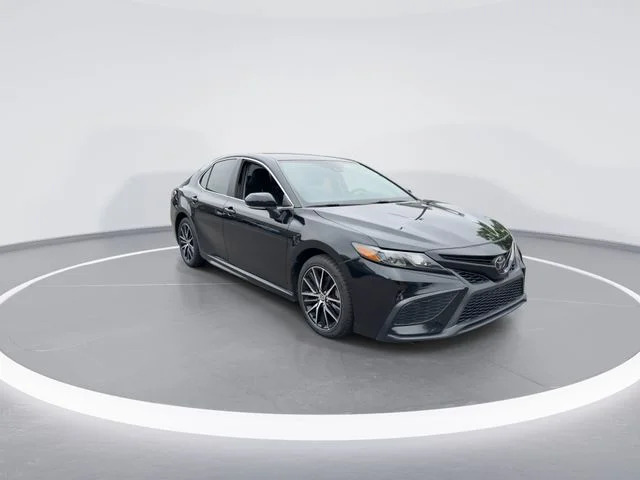 Used 2021 Black Toyota SE image 2