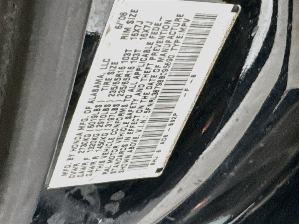 Used 2008 Nighthawk Black Pearl Honda EX-L image 38