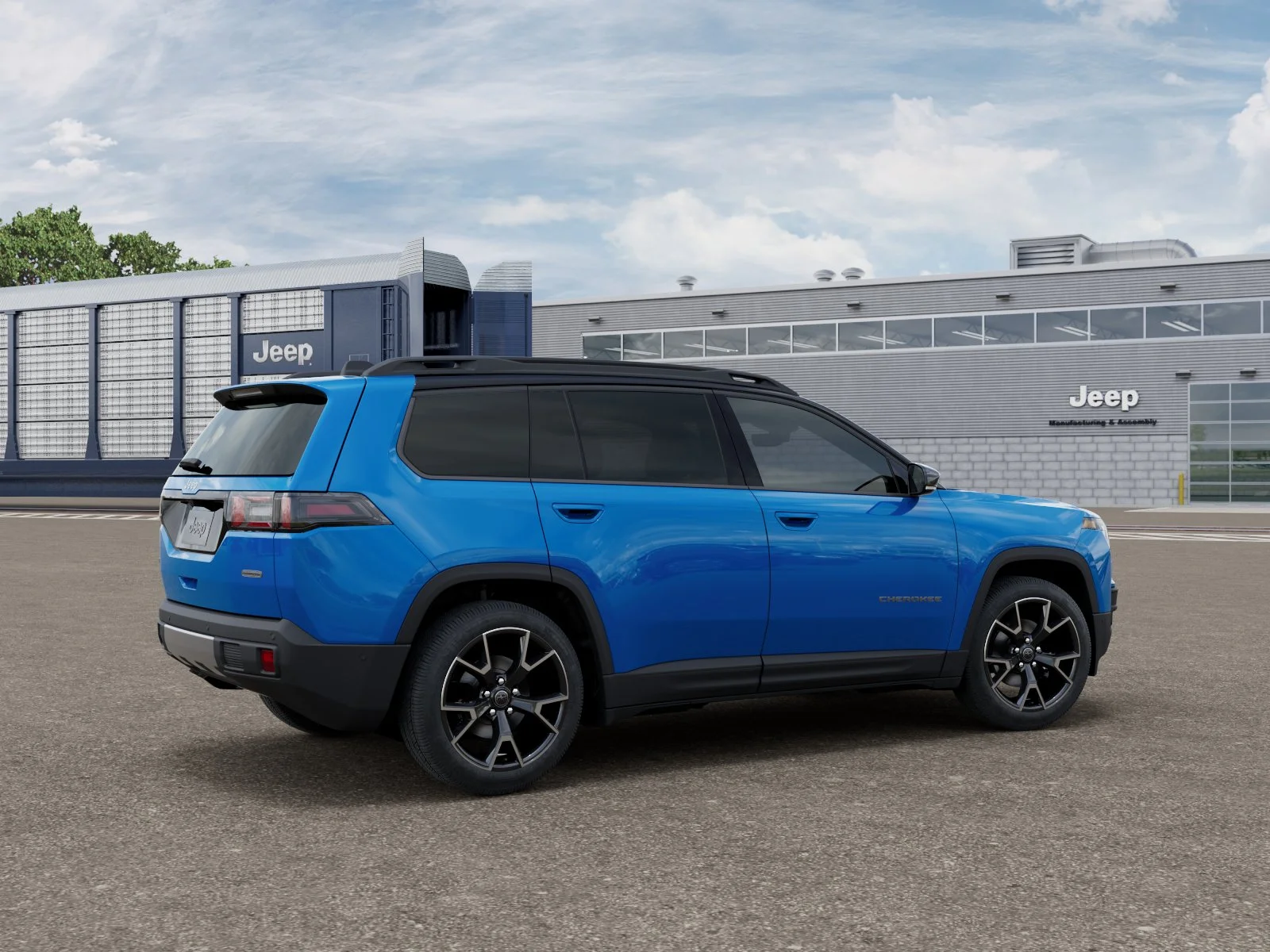 New 2026 Hydro Blue Pearl-Coat Exterior Paint Jeep Overland image 2