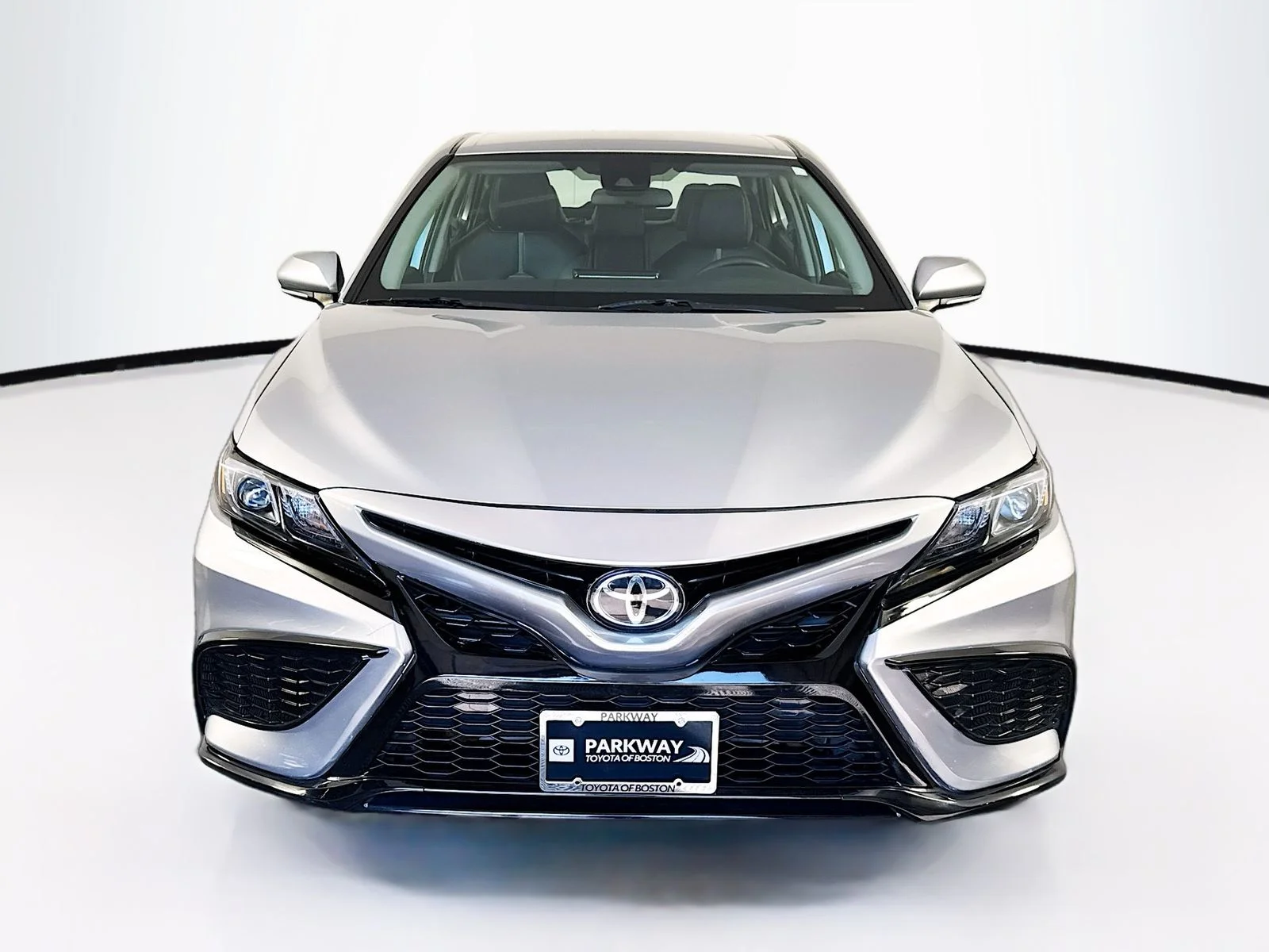 Certified Used 2022 Silver Toyota SE image 2