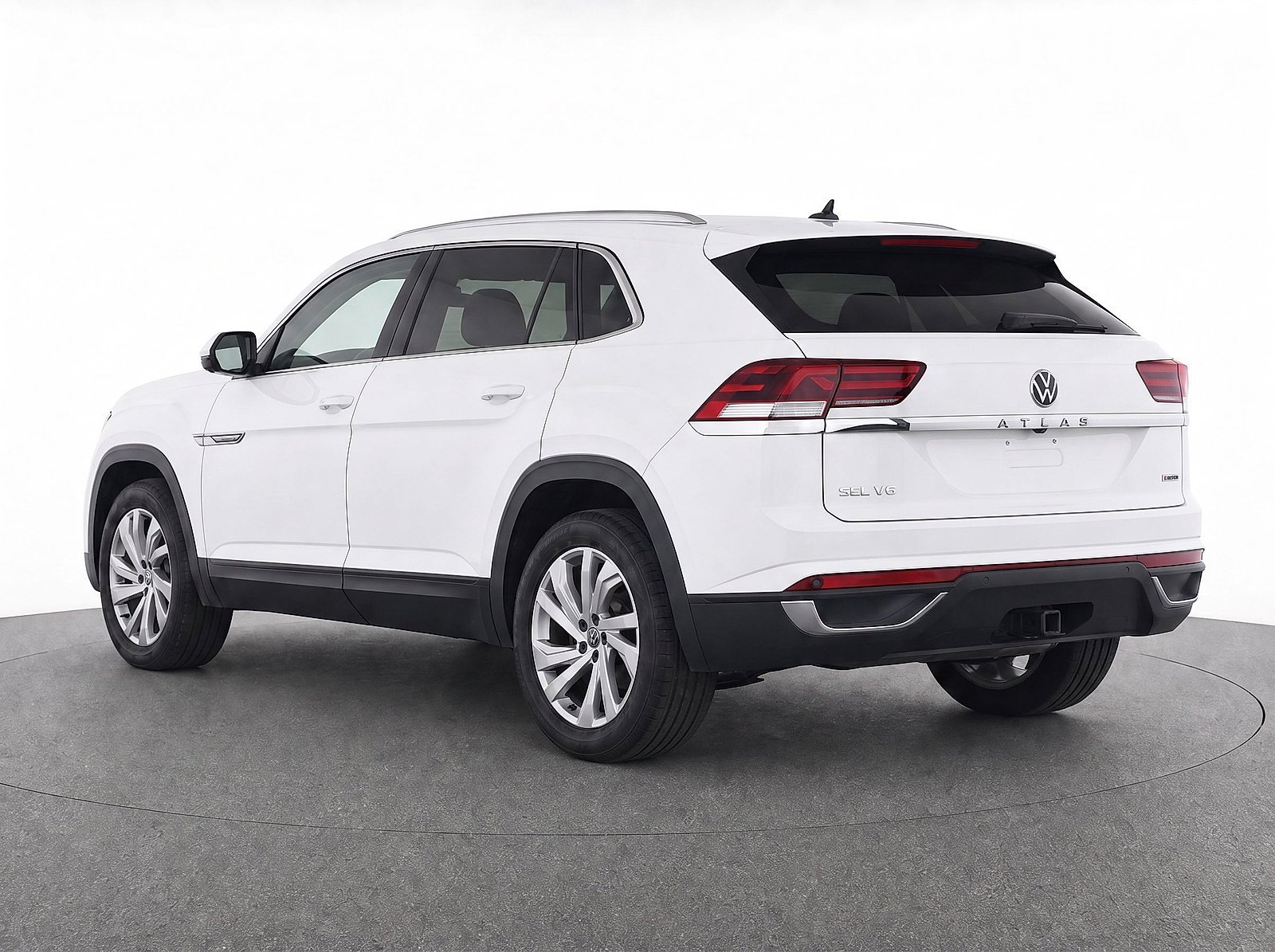 Used 2020 White Volkswagen 3.6L V6 SEL image 3