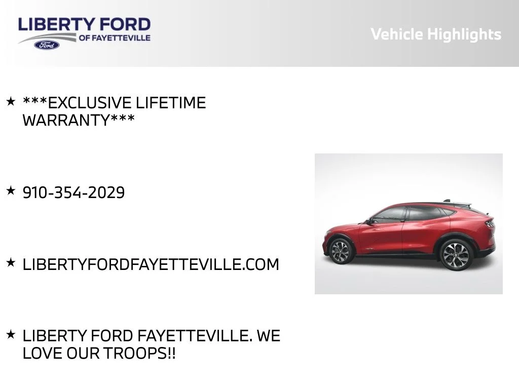 Used 2022 Red Metallic Ford Premium image 5
