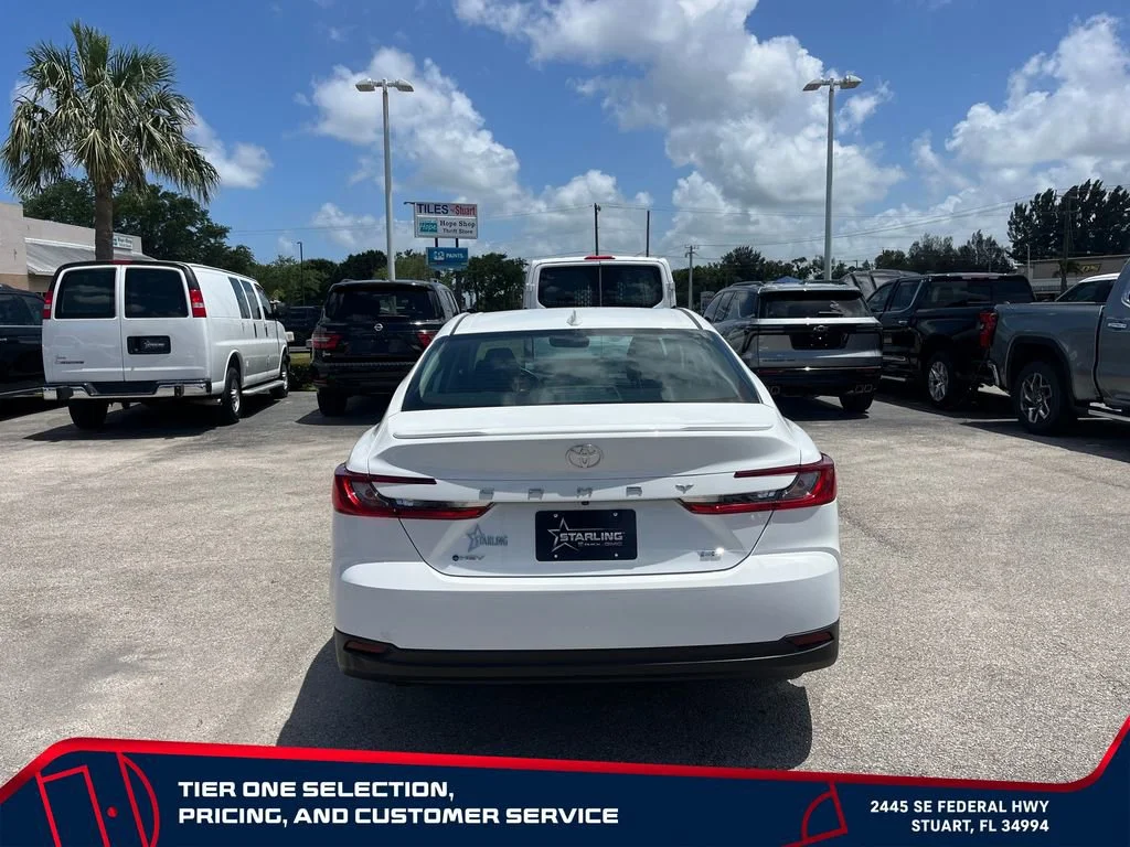 Used 2025 White Toyota LE image 6