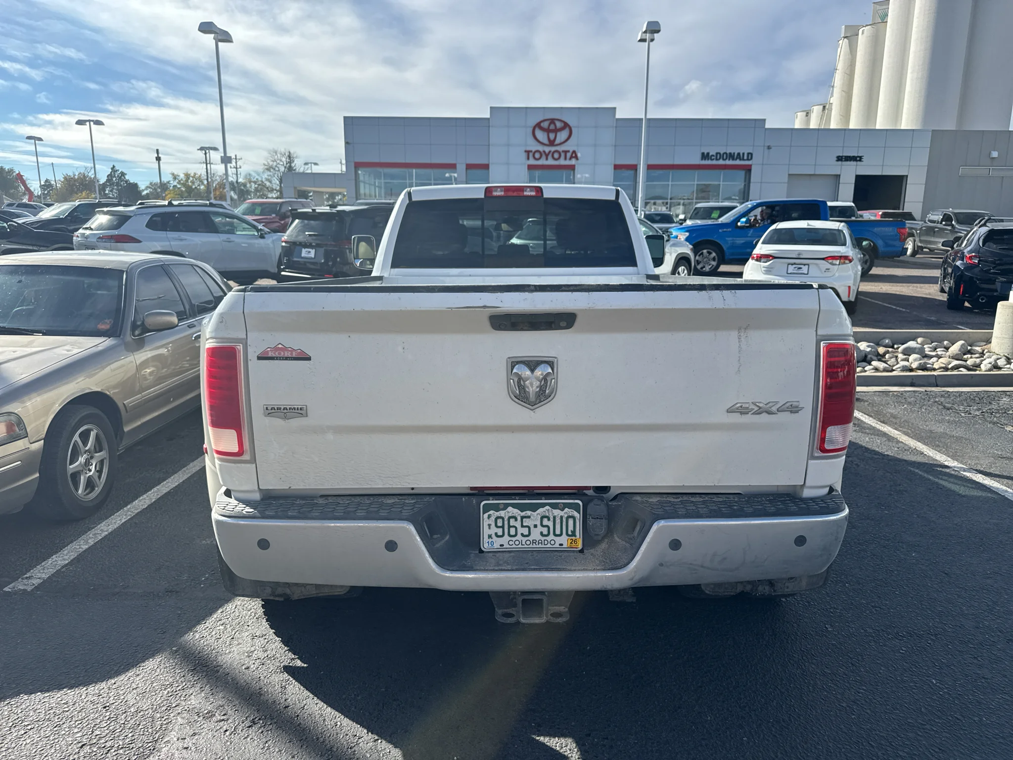 Used 2015 Bright White Clearcoat Ram Laramie image 4