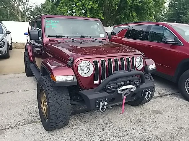 Used 2021 Red Jeep Unlimited Sahara image 5