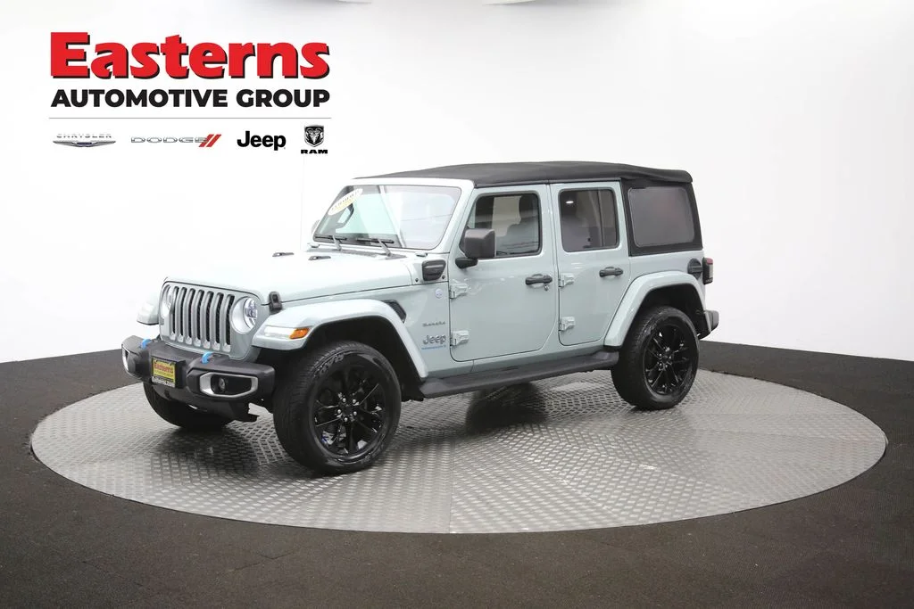 Used 2023 Gray Jeep Sahara 4xe image 55