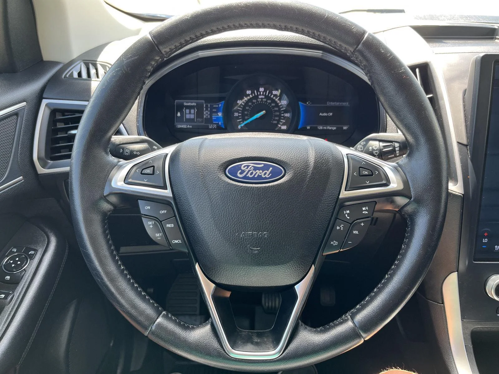 Certified Used 2023 Atlas Blue Metallic Ford SEL image 17