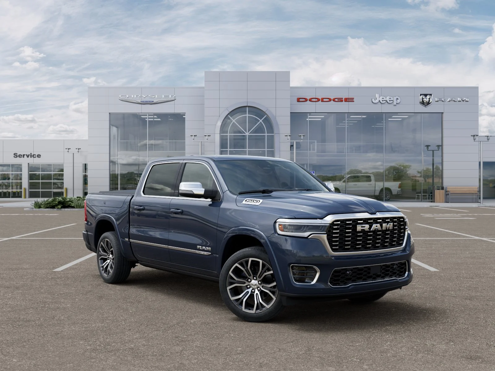 New 2026 Forged Blue Metallic Exterior Paint RAM Tungsten image 31