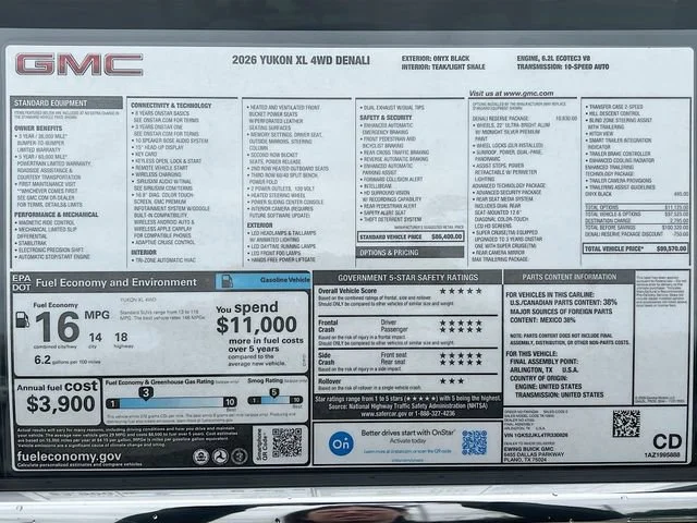 New 2026 Onyx Black GMC Denali image 21