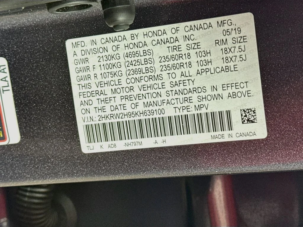 Used 2019 Modern Steel Metallic Honda Touring image 33