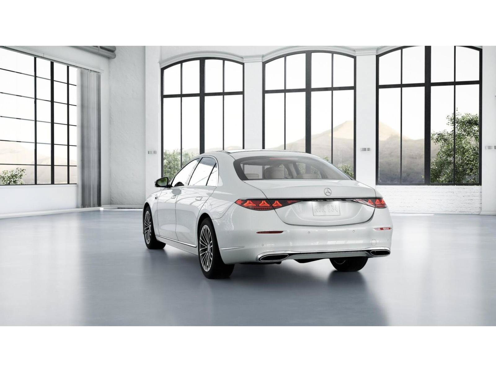 New 2027 MANUFAKTUR Moonlight White Metallic Mercedes-Benz S 500 4MATIC® Sedan image 27