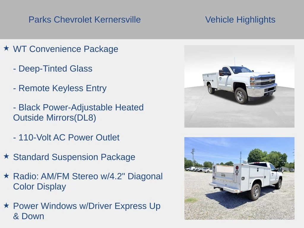 Used 2017 White Chevrolet Work Truck image 11