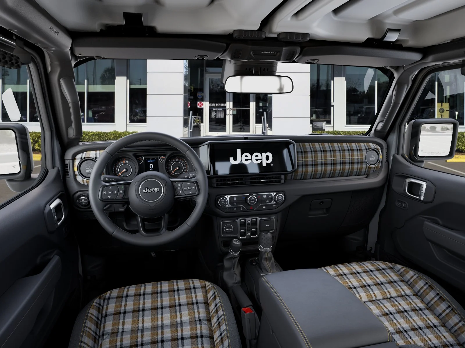 New 2026 Bright White Clear-Coat Exterior Paint Jeep 85th Anniversary Edition image 47