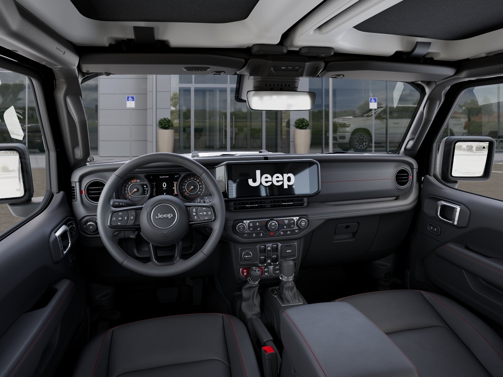 New 2026 Black Clear-Coat Exterior Paint Jeep Rubicon image 53