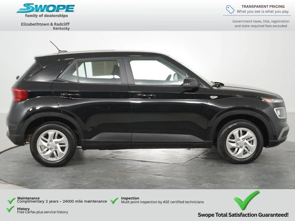 Certified Used 2023 Black Noir Pearl Hyundai SE image 2