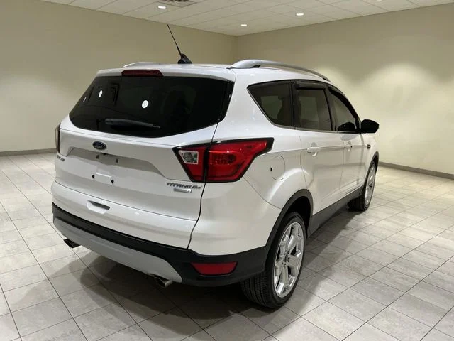 Used 2019 White Platinum Clearcoat Metallic Ford Titanium image 5