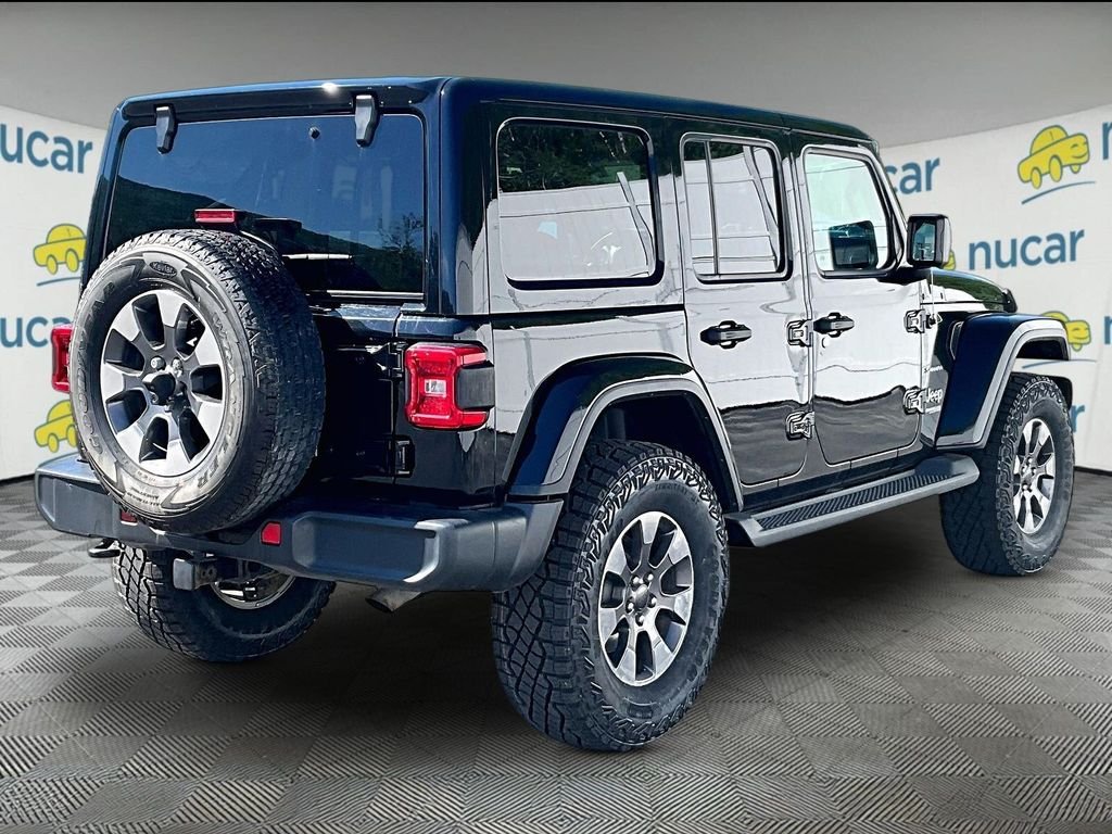 Used 2020 Black Clearcoat Jeep Unlimited Sahara image 6