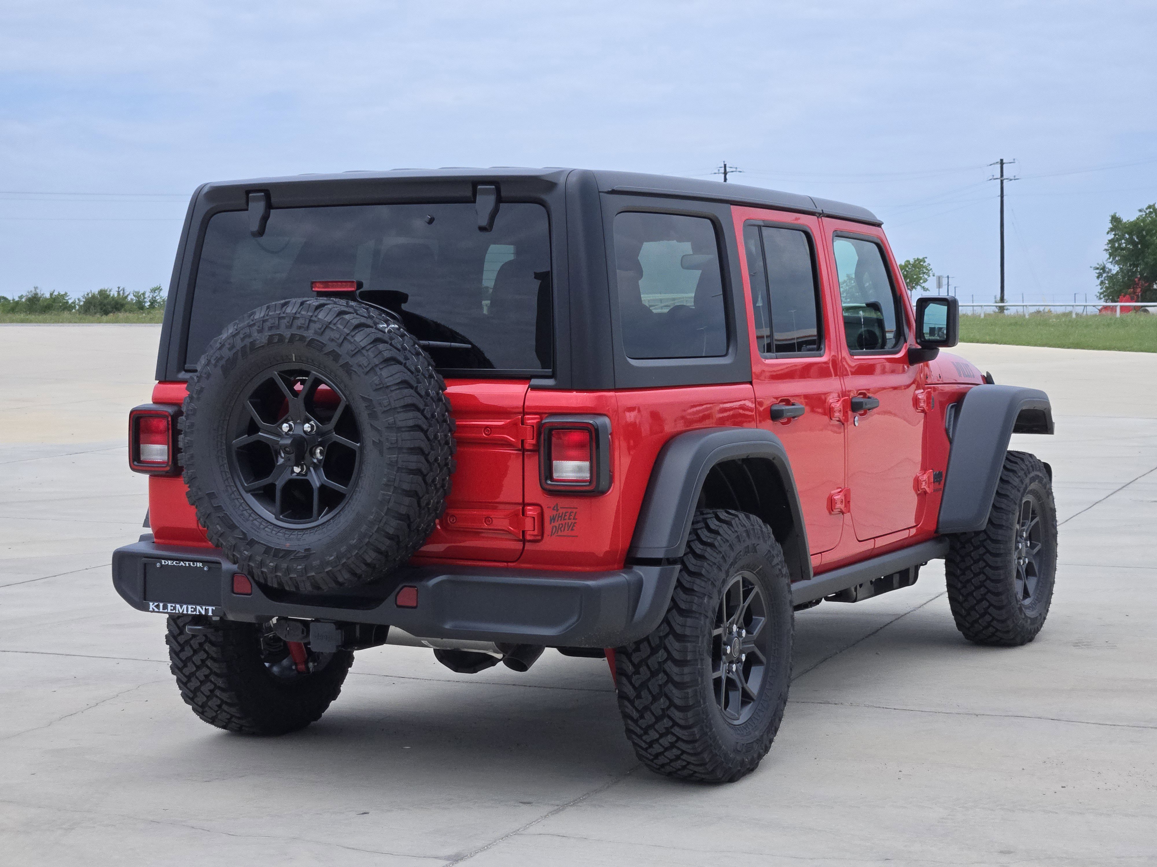 New 2026 Firecracker Red Clear-Coat Exterior Paint Jeep Willys image 5